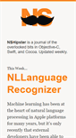 Mobile Screenshot of nshipster.com